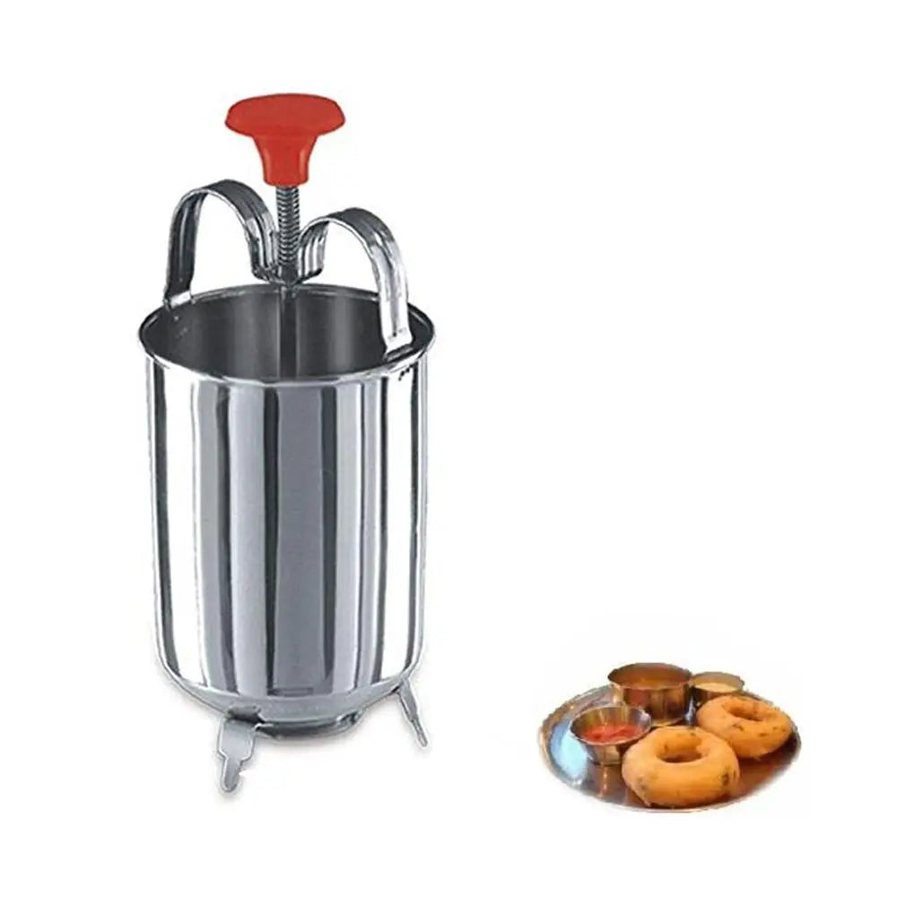 Stainless Steel Medu Vada And Donut Maker For Perfectly Shaped And Crispy Vada Maker - Springkart 