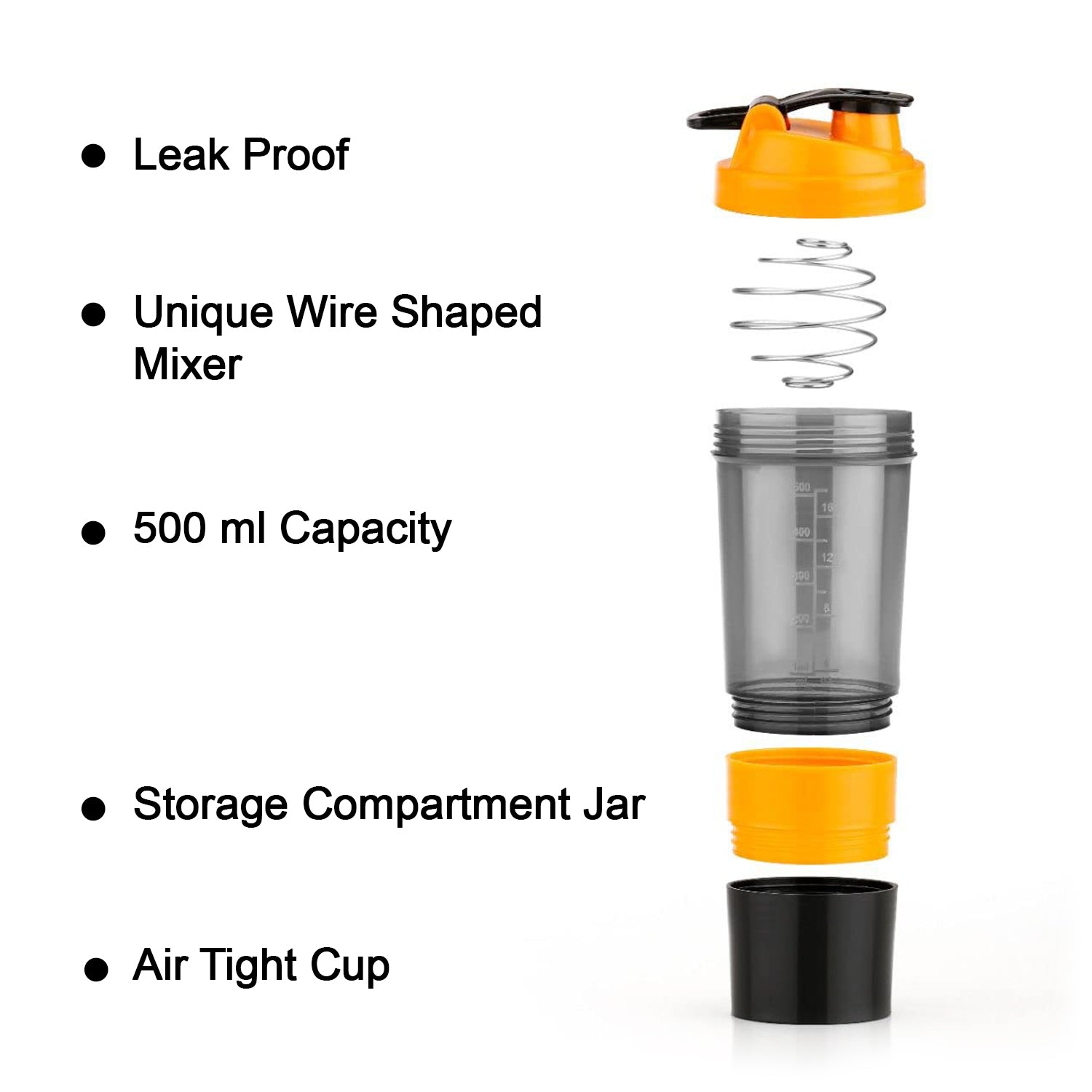 Gym Shaker Bottle & shakers for Protein Shake - Springkart 