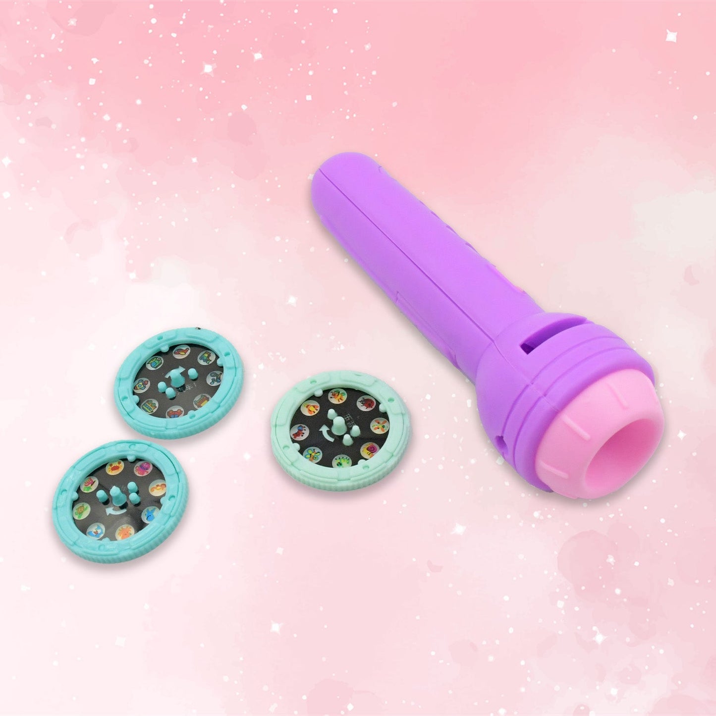 Mini Slide Projector for Kids (3 Slides): Projector Torch, Animated Patterns - Springkart 