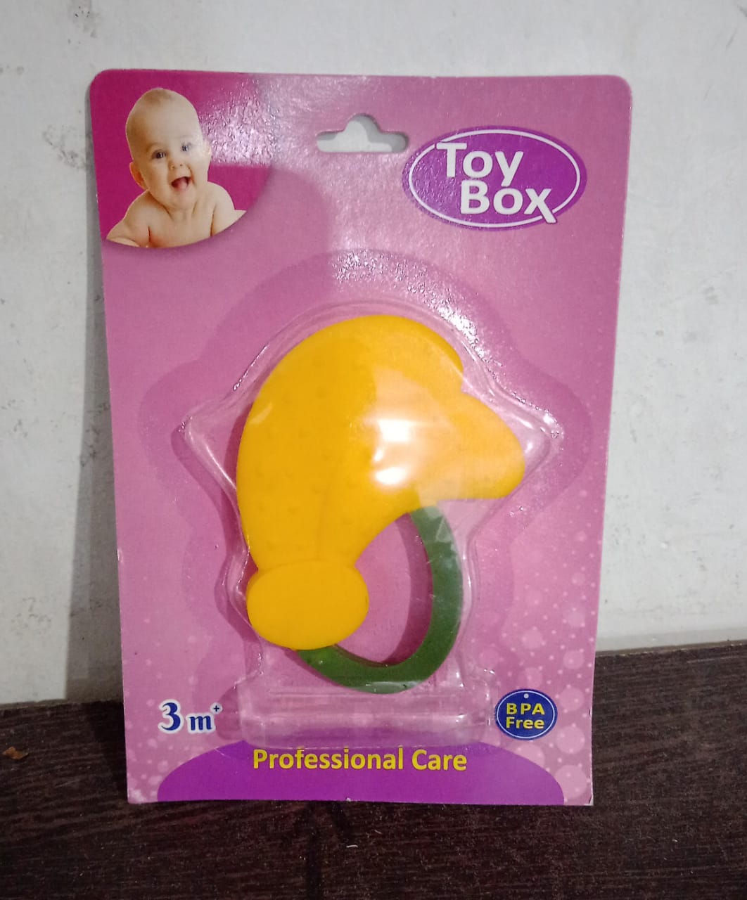 Baby Silicone Teether (1 Pc): Food Grade, Non-Toxic, Teething Relief (3 Months+) - Springkart 