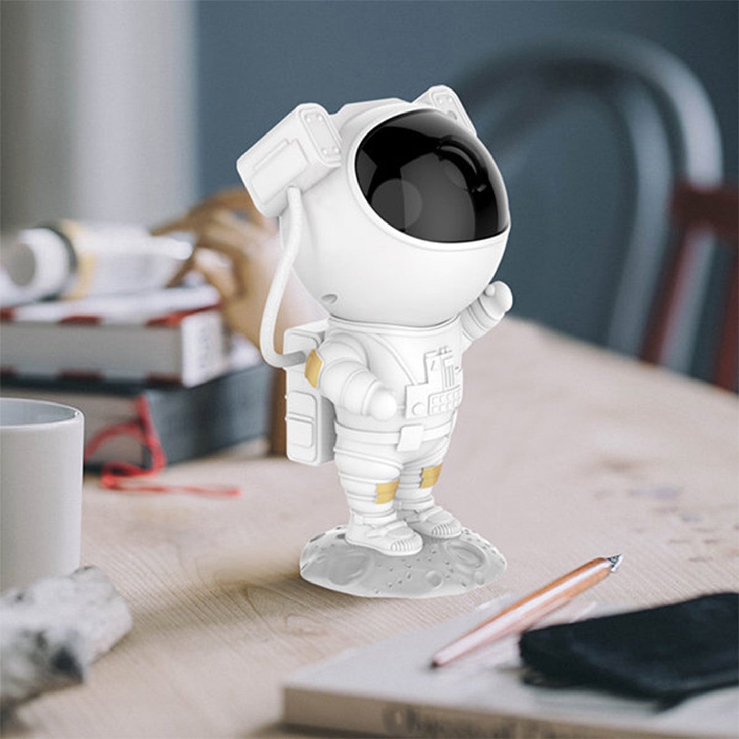 Robot Sky Space Stars Light Astronaut Galaxy Projector, Night lamp, Bedroom, Kids, Projector, Remote Control, Star Projector Will Take Children's to Explore The Vast Starry Sky for Adults, raksha bandhan, Diwali Gift - Springkart 