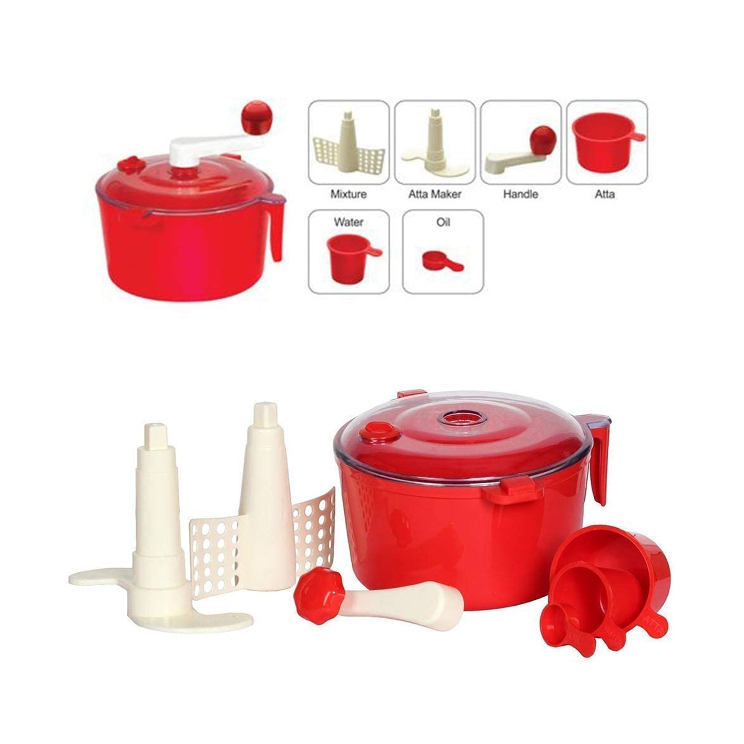Dough Maker Machine With Measuring Cup (Atta Maker) - Springkart 