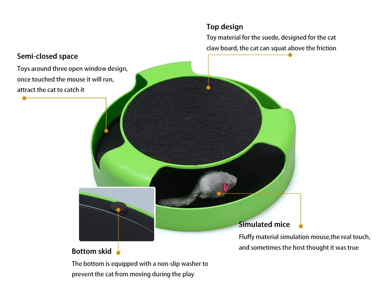 Cat Interactive Toy (Cat Scratching Pad) - Springkart 