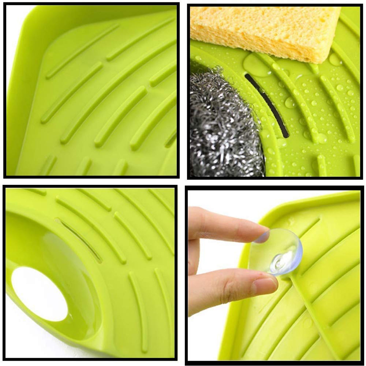Corner Sink Strainer For Draining Kitchen Waste In Sinks And Wash Basins. - Springkart 