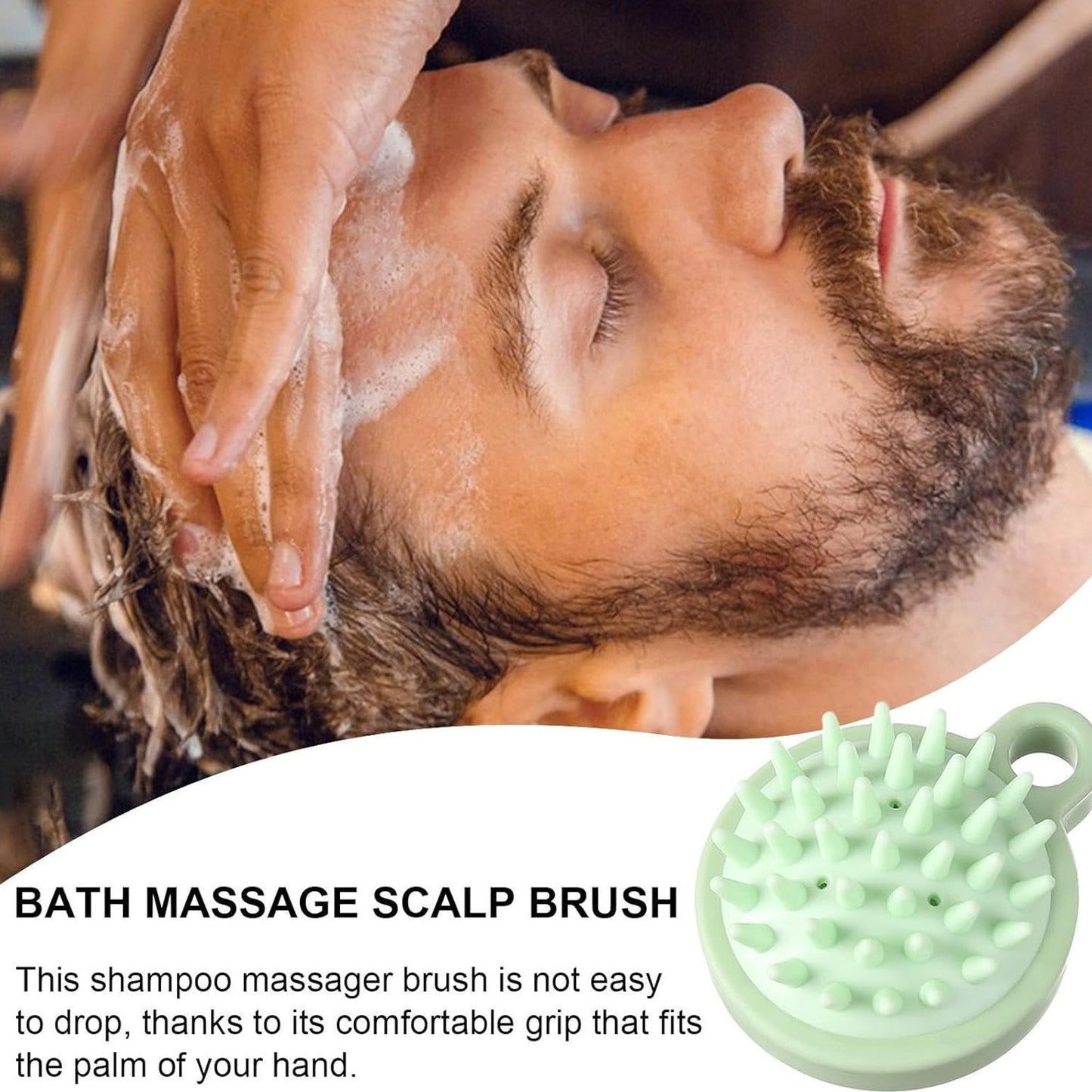 Comb Scalp Massage Brush, Hair brush, Hair Comb, Shower Brush, Bath Massage Brush, Small Portable Brush Washable Massage Comb Bath Shampoo Massages Effectively Remove Loose Short Hair - Springkart 
