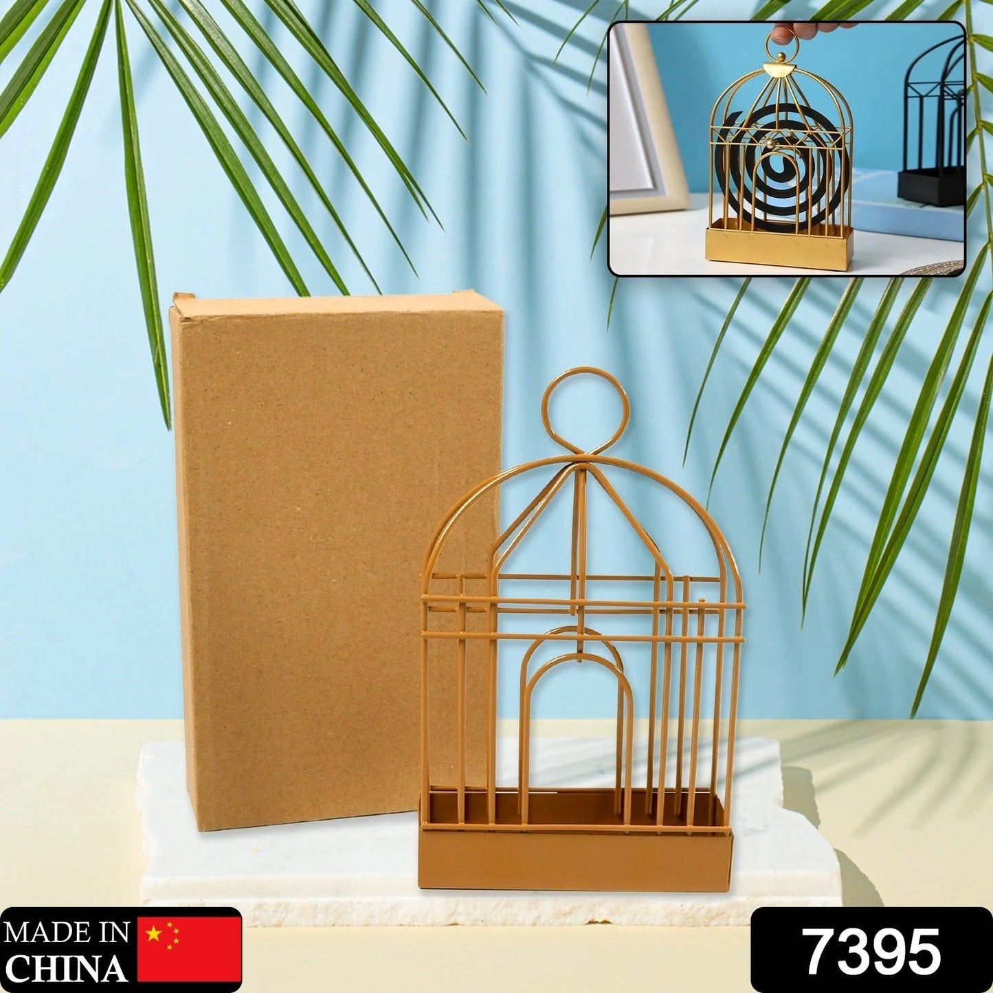 Mosquito Coil Holder, Vintage Style Durable Household Mosquito coil Stand for Office Home