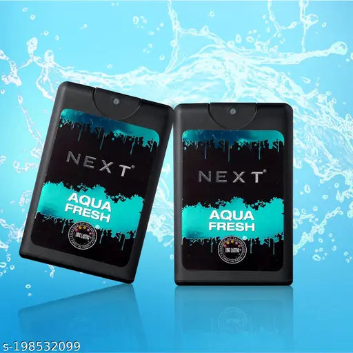 Next Care  Aqua Fresh, Silver Scent, Sports and WHY Pocket Perfume - 20ML each | Pocket Perfume for Men and Women | Unisex Perfumes | Travel Perfume | Pocket Friendly
