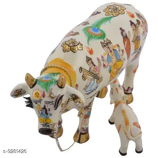 Kamdhenu Cow Statue With Calf