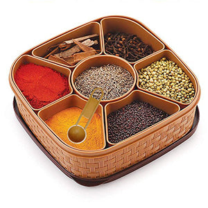 Masala Rangoli Box Dabba for keeping Spices - Springkart 