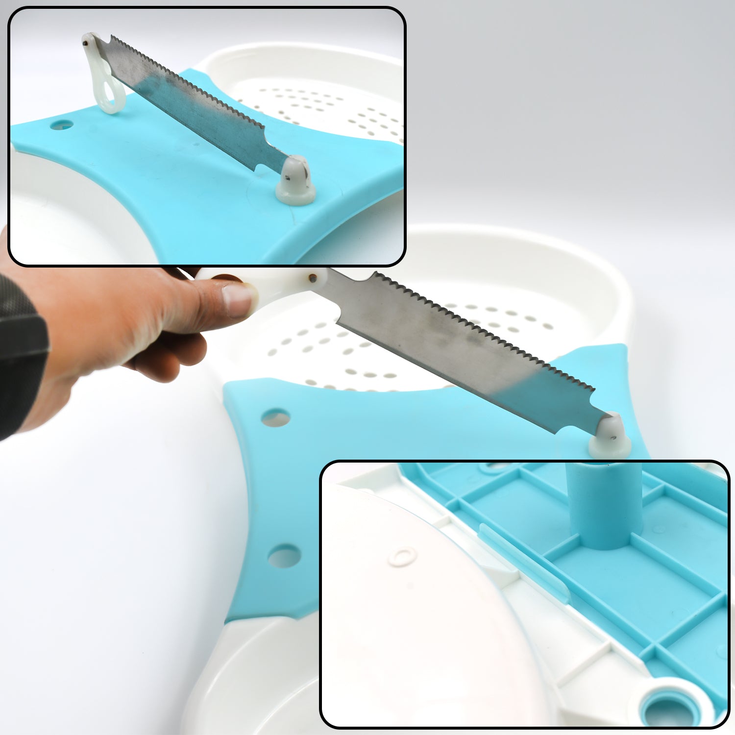 Adjustable Cut N Wash used in all kinds of household and kitchen purposes for cutting and washing simultaneously of vegetables and fruits etc. - Springkart 