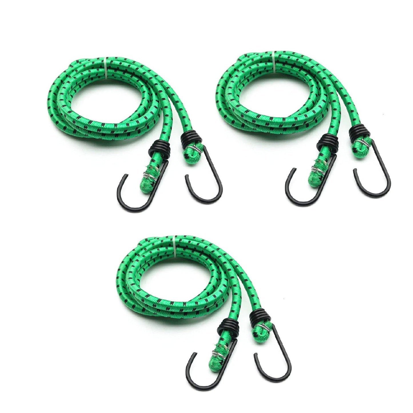 High Strength Elastic Bungee, Shock Cord Cables, Luggage Tying Rope with Hooks - Springkart 