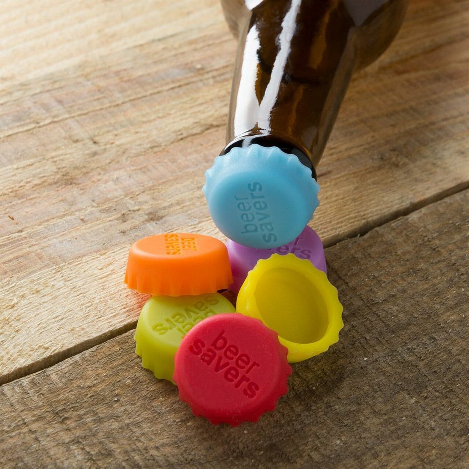 Beer Savers Caps for Soda & Bottles (6-Piece) - Springkart 