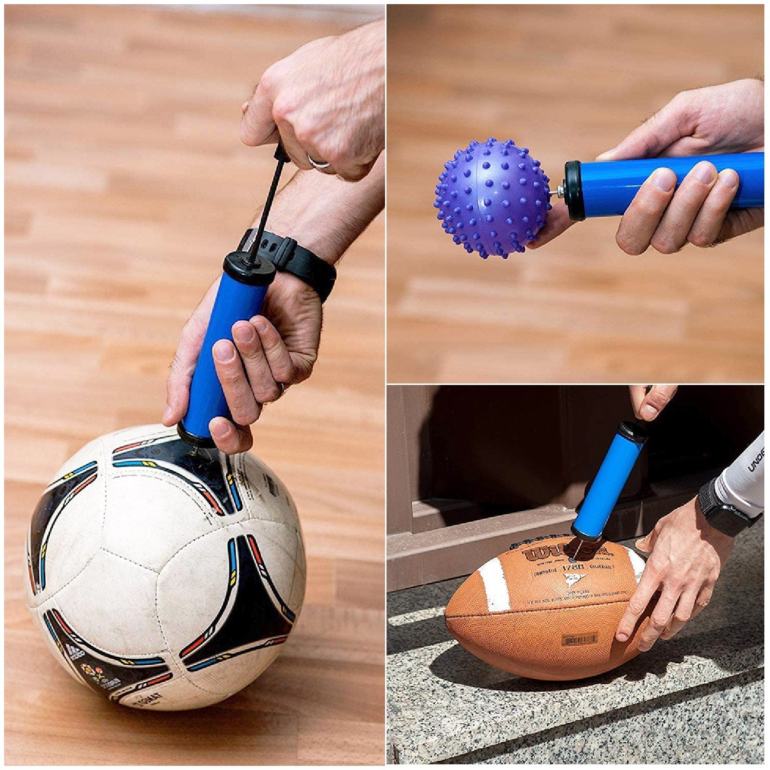 Sports Plastic Pump for Soccer, Basketball, Football, Volleyball Ball . - Springkart 