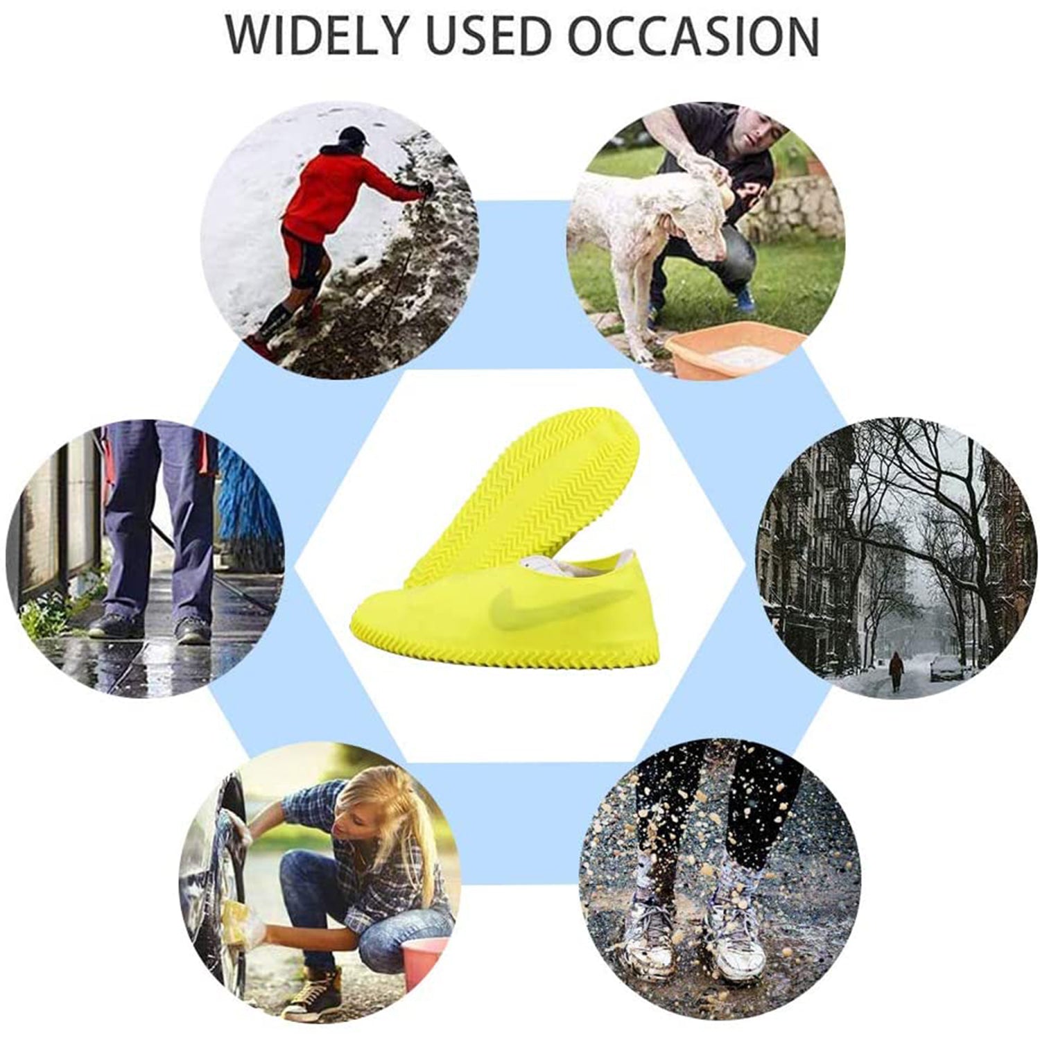 Small Silicone Shoe Covers: Waterproof & Anti-Skid for Rain & Bike - Springkart 