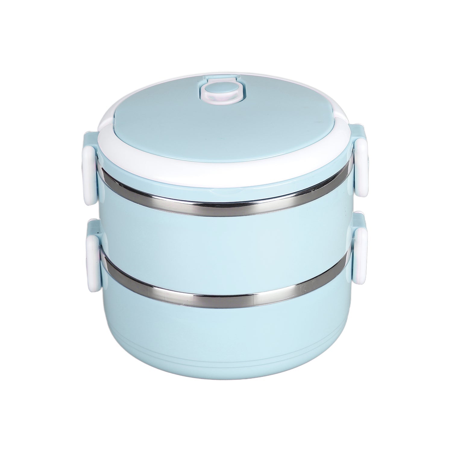 Multi Layer Stainless Steel Hot Lunch Box (2 Layer) - Springkart 