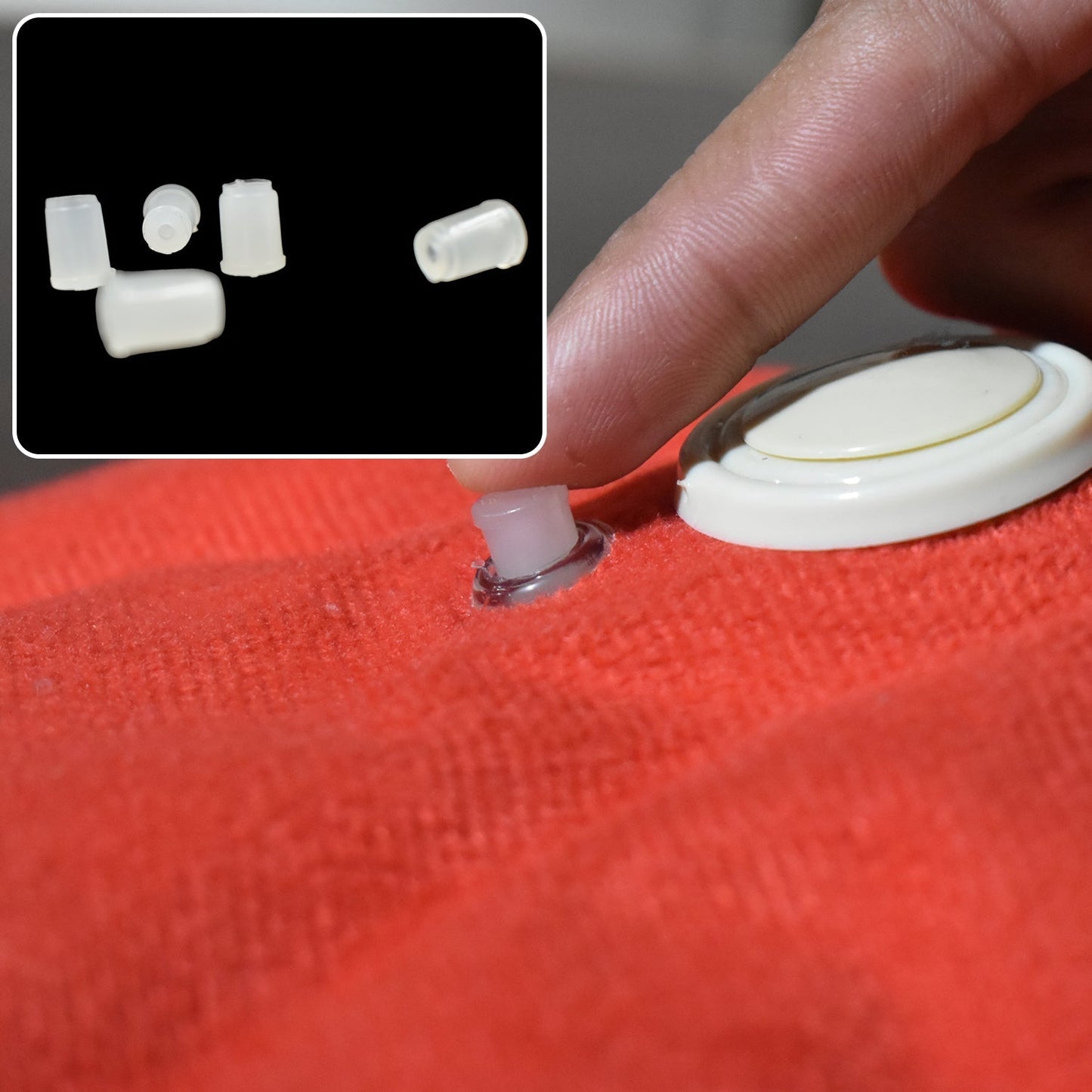 5 Pc Hot Water Bag in Water Stopper used as a stopper while injecting nails on walls etc. - Springkart 