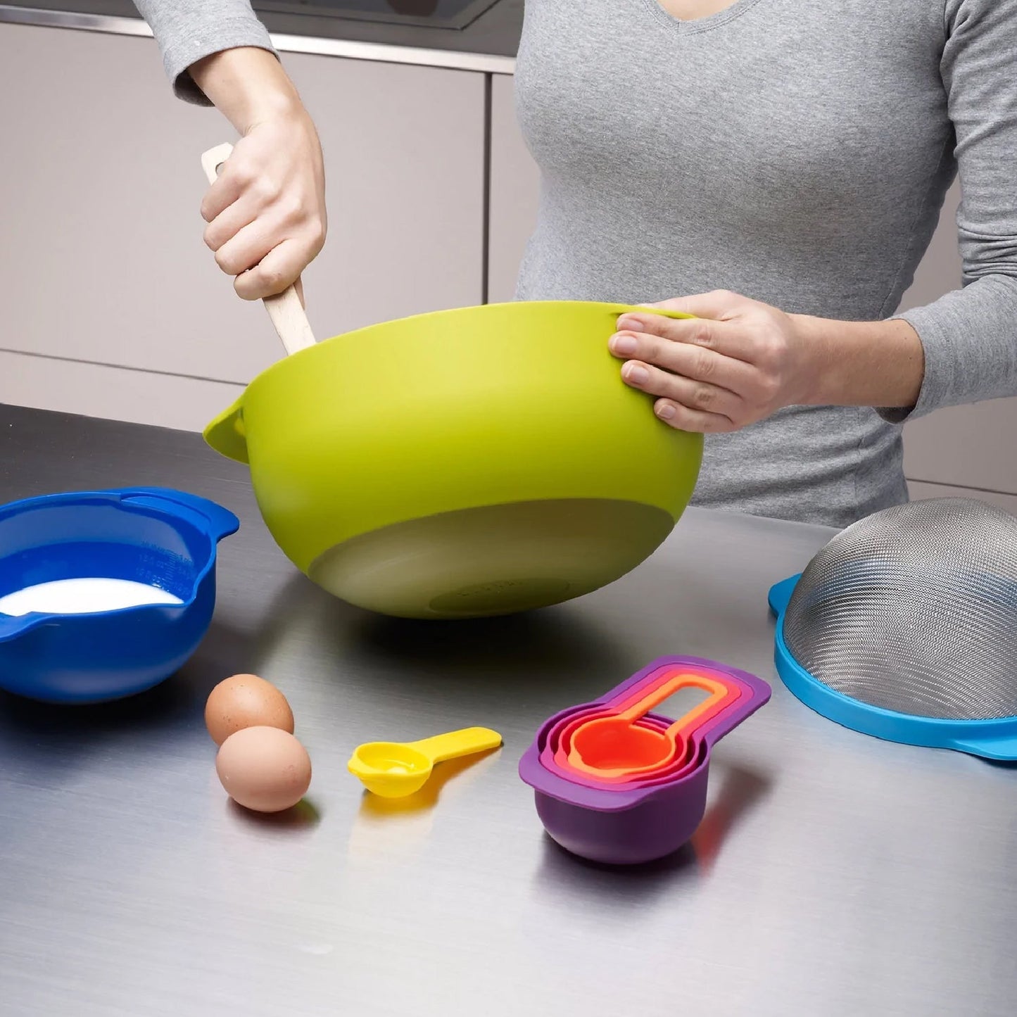 Plastic Measuring Spoons for Kitchen (6 pack) - Springkart 
