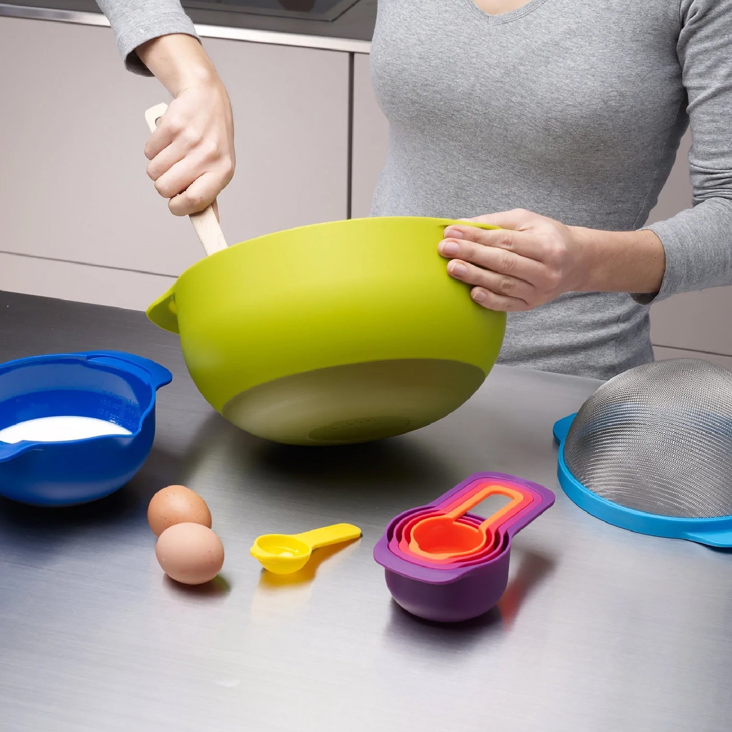 Plastic Measuring Spoons for Kitchen (6 pack) - Springkart 