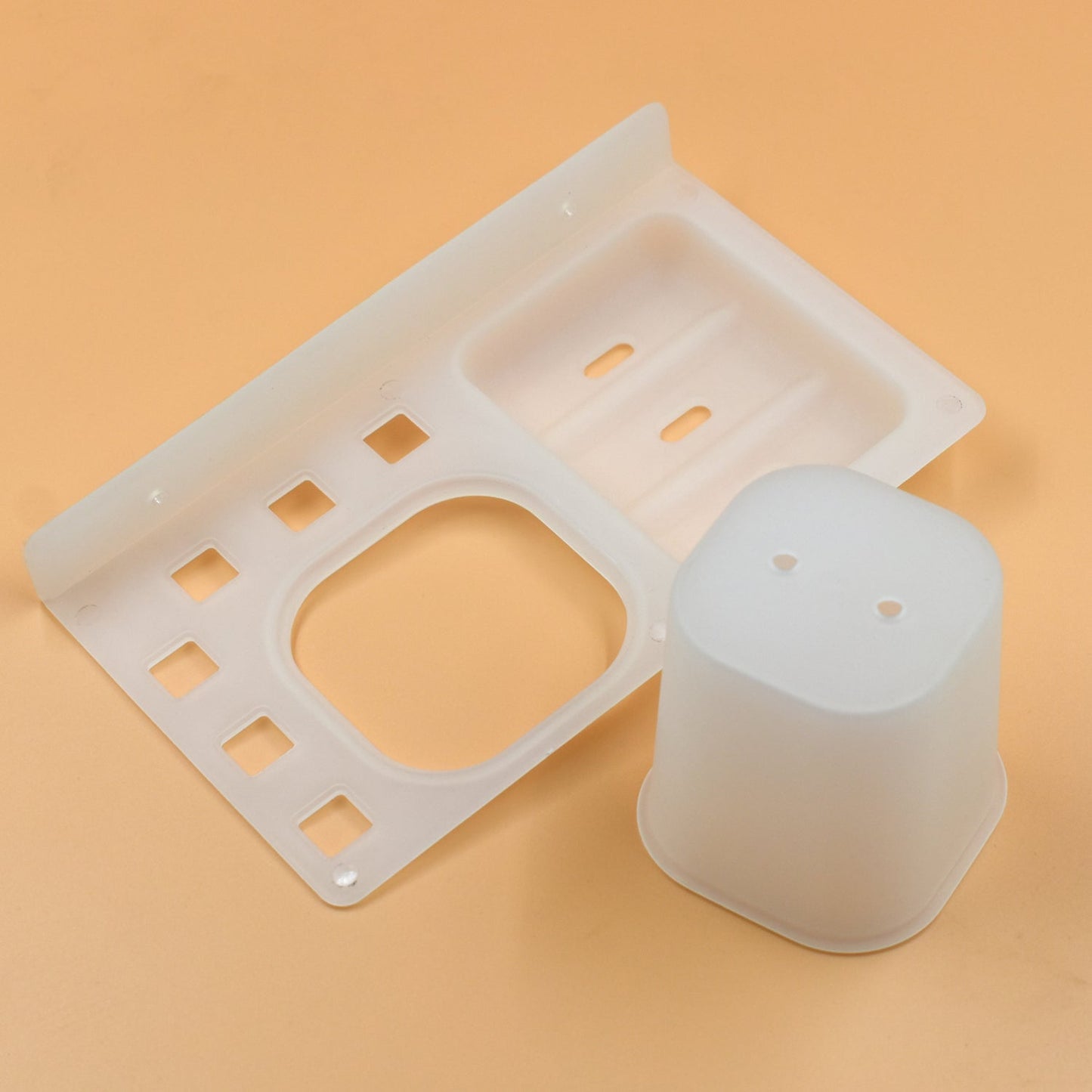 3 in 1 Plastic Soap Dish and plastic soap dish tray used in bathroom and kitchen purposes. - Springkart 