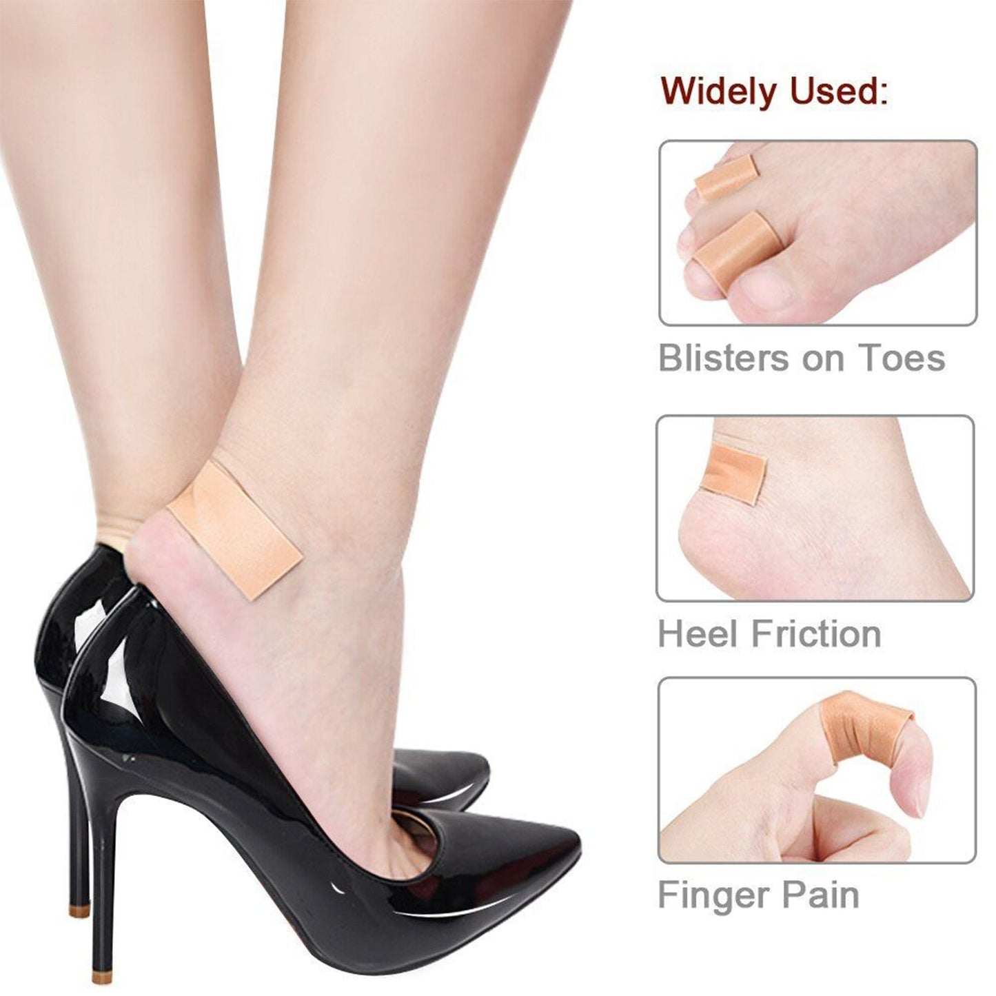 Anti-Wear Foam Cotton Heel Sticker Tape Patch Blister Plaster Waterproof First Aid Blister Pedicure Pad Foot Care Insole - Springkart 