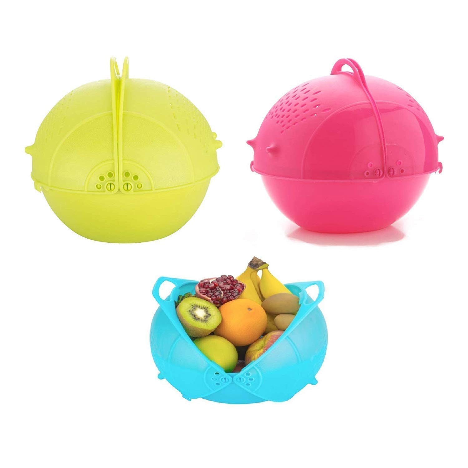 Ganesh Fruit and vegetable basket Plastic Fruit & Vegetable Basket - Springkart 