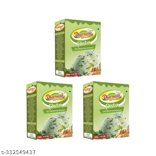 Instant Pista Ice Cream Powder 100gm* Pack of 3