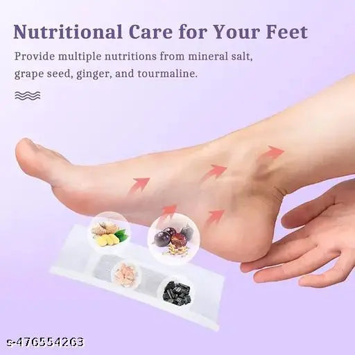 Body Cleansing Toxins Remover Detox Foot Patches Adhesive Pads Kit (10 Pads) - Springkart 