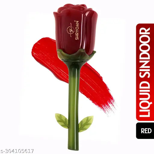 Rose Liquid Smudge Proof & Waterproof Red Sindoor (Red) - Springkart 