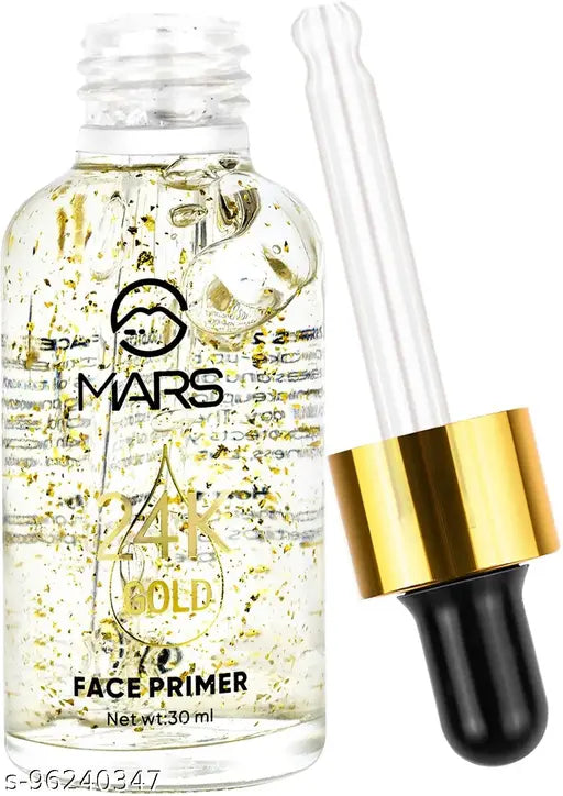 MARS 24K GOLD 2 IN 1 FACE PRIMER & MAKE UP FIXER SET Primer- 65 ml (CLEAR)