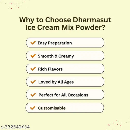 Instant Rose Ice Cream Powder 100gm* Pack of 3