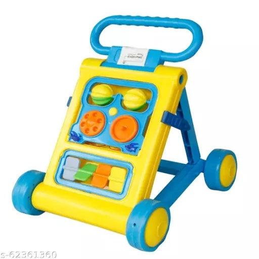 First Step Baby Kids Activity Walker Baby Walking Support Learning Walker Toy for Boy Girl 9 Mon-1.5 Yrs (Yellow) - Springkart 