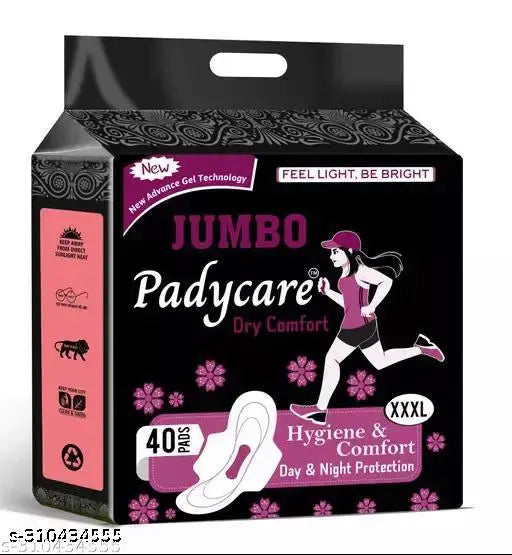 Jumbo Sanitary (100% leakage Proof Sanitary Napkins ) maxi 320mm XXXL size For Women Combo 40 Pads Pack Of / Total 40 Pads