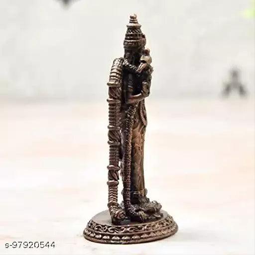 2.9 inches, Copper Handmade Meenakshi Devi Idol, 60 Grams