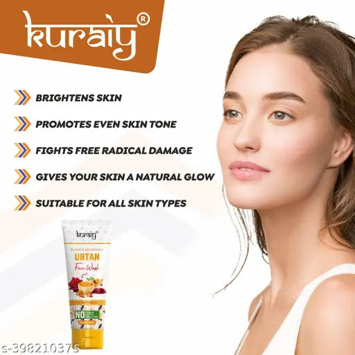 KURAIY Face Wash Cream Deep Moisturizing Cream Face wash Tube pack of 3