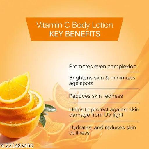 Vitamin-C Body Lotion Moisturizer for Intense Hydration-48 Hrs.