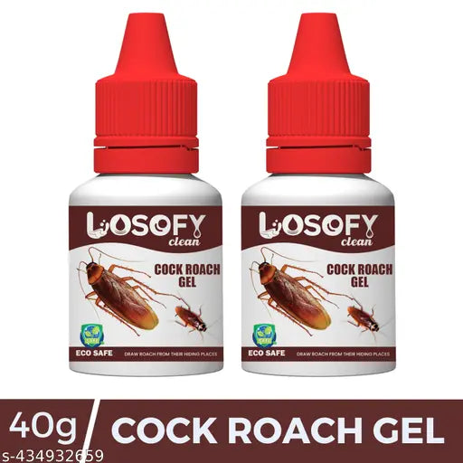 Anti Roach Gel - Cockroach Killer | Kitchen Safe | Odourless | Fast and Convenient (2x20g)