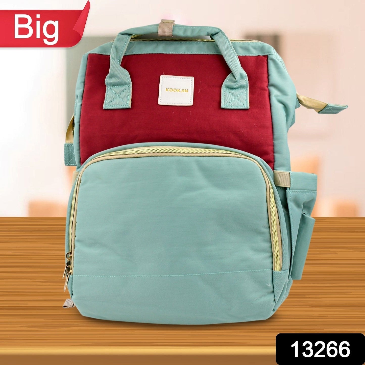 Multipurpose Large Capacity Mom's Backpack Diaper Bag (1 Pc / 17 Pocket / Big) - Springkart 