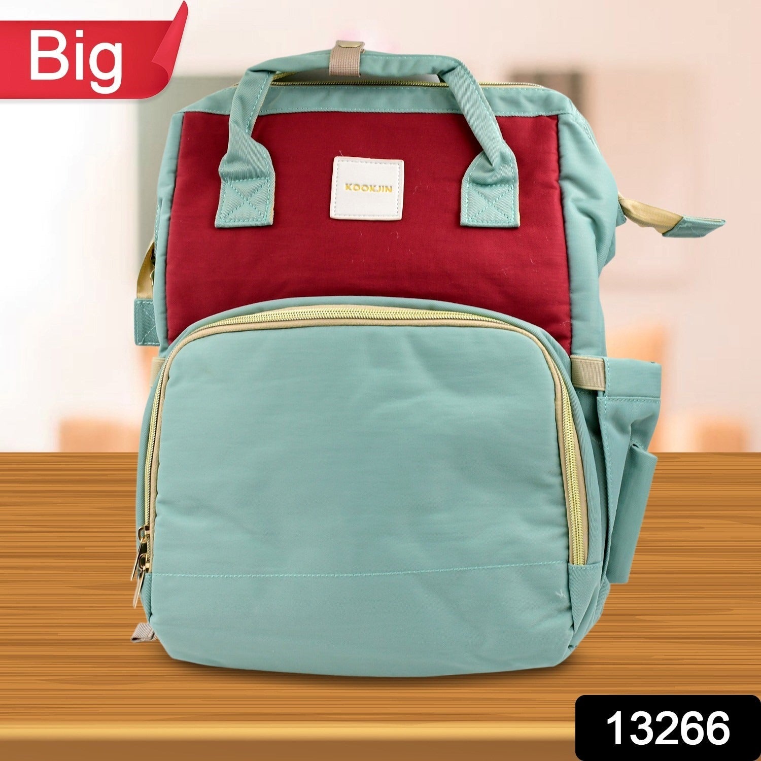 Multipurpose Large Capacity Mom's Backpack Diaper Bag (1 Pc / 17 Pocket / Big) - Springkart 