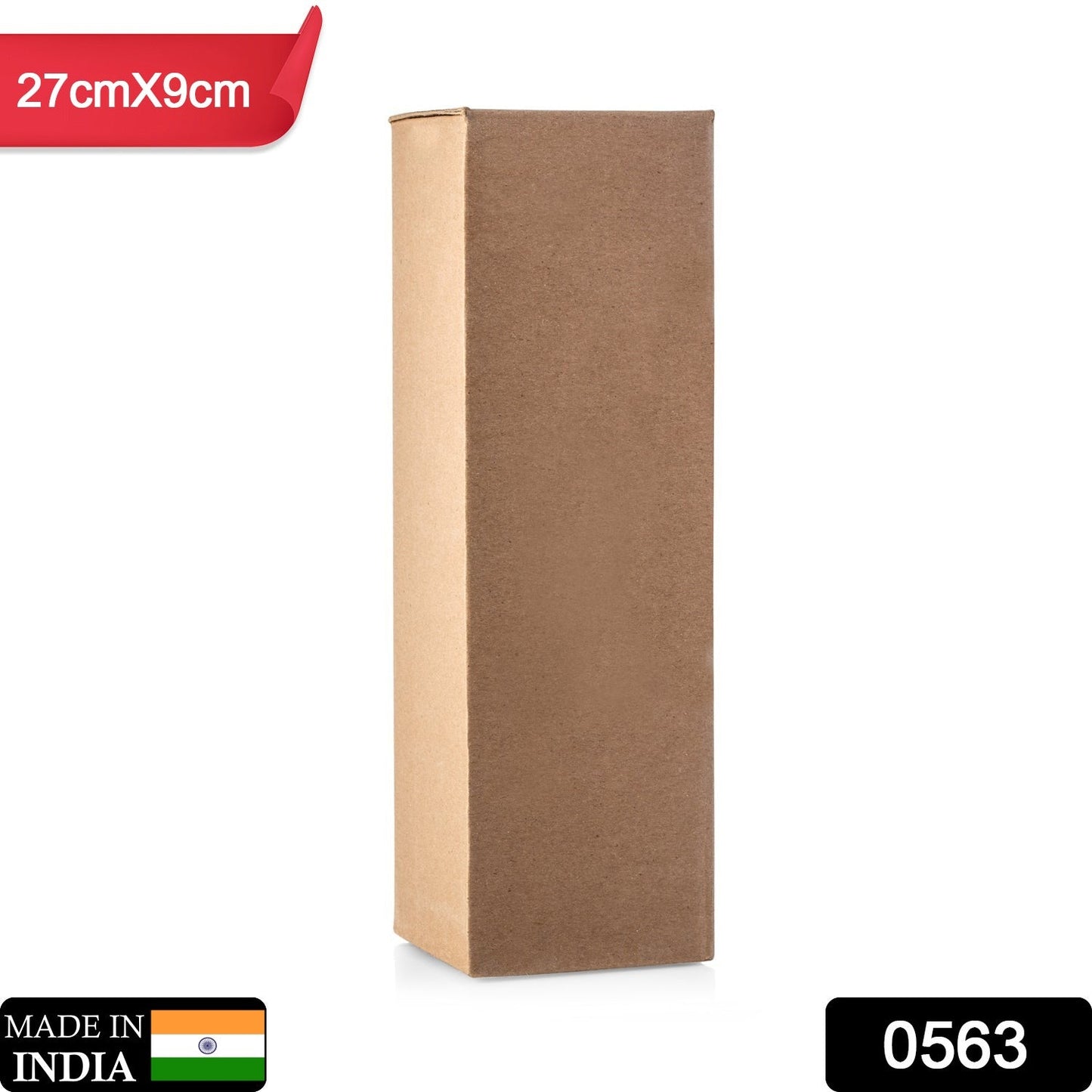 BROWN BOX FOR PRODUCT PACKING 9x9x27 - Springkart 