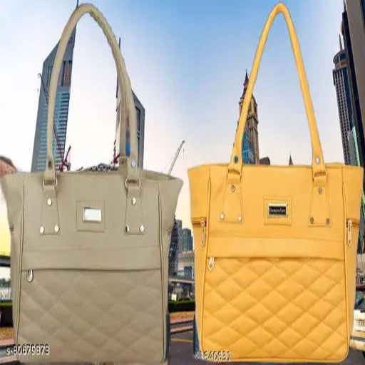 Elite Attractive Women Handbags Pack Of 2