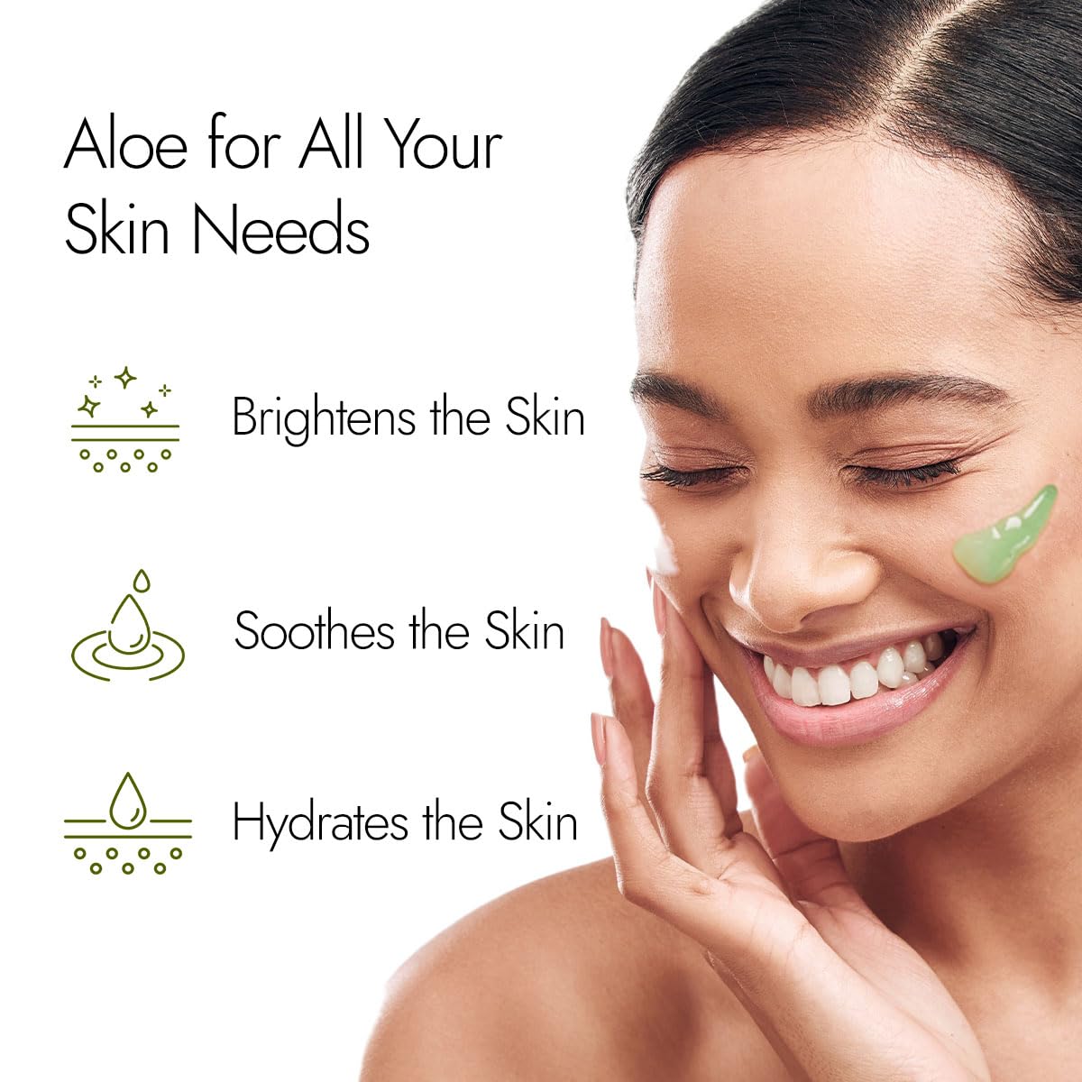 Kapiva Pure Aloe Vera Skin Gel 500g For Face & Hair | Hydrating, Moisturizing, Soothing Skin | Multipurpose Gel - Springkart 