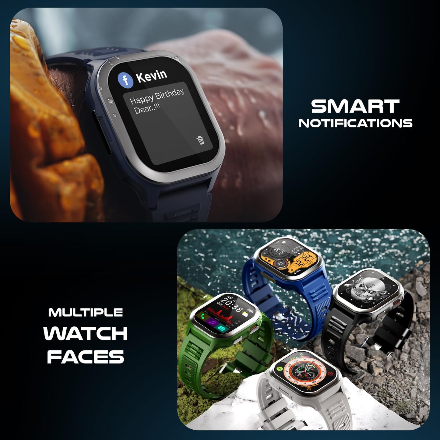 Fire-Boltt 4G Pro Volte Calling Smart Watch- 2.02” TFT Display, 4G Nano-SIM GPS, Health Suite, Sports Modes, 400mAh Battery (Gray) - Springkart 