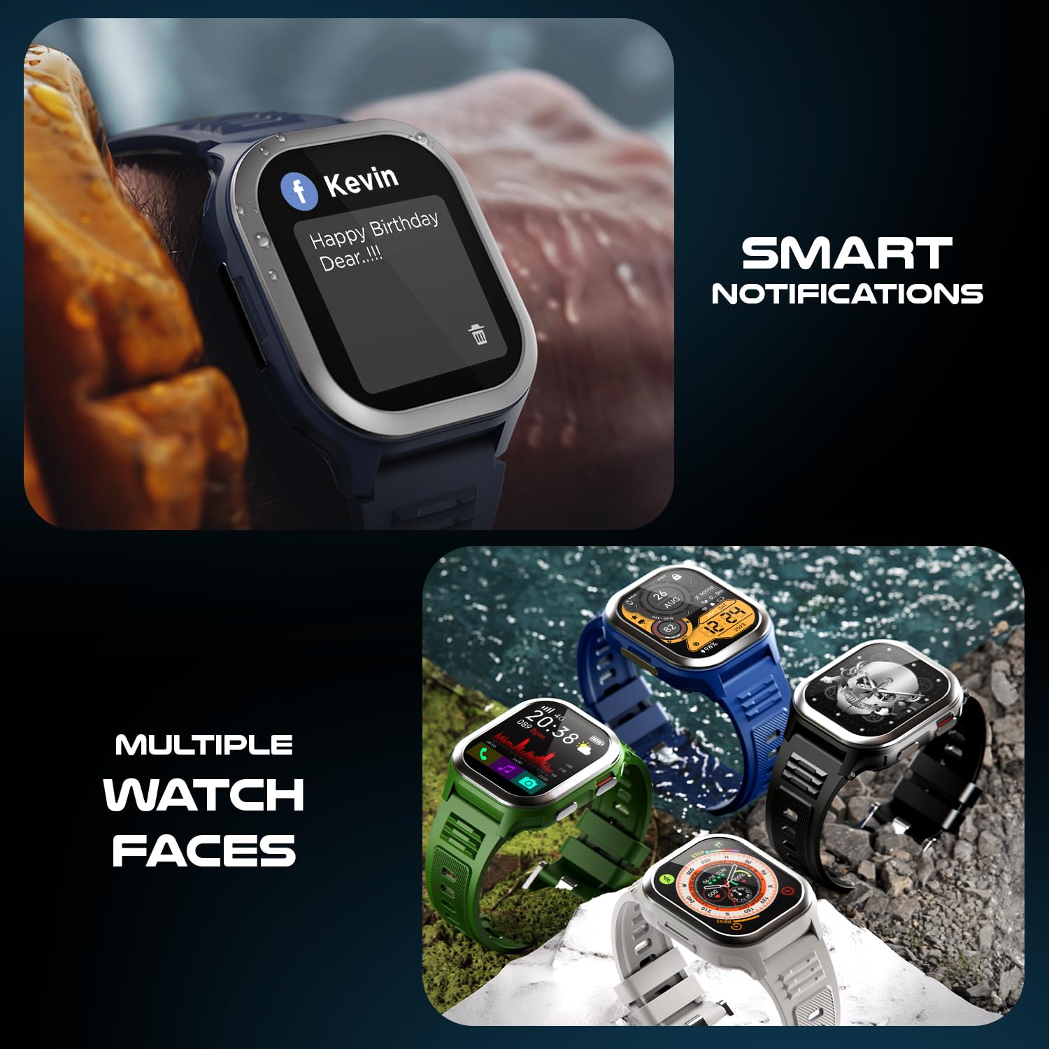 Fire-Boltt 4G Pro Volte Calling Smart Watch- 2.02” TFT Display, 4G Nano-SIM GPS, Health Suite, Sports Modes, 400mAh Battery (Gray) - Springkart 