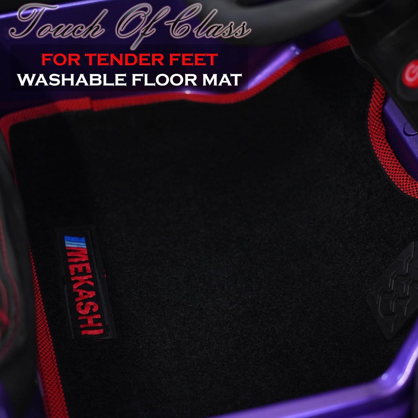 MEKASHI Electric Ride on Car for Kids, Parental Remote, 12V Rechargeable Battery, 3 Speed, LED Lights, Music, Bluetooth, 1 to 7 years, Swing Function, Long Wheelbase, ISI Mark, MKS003D-Metallic Violet