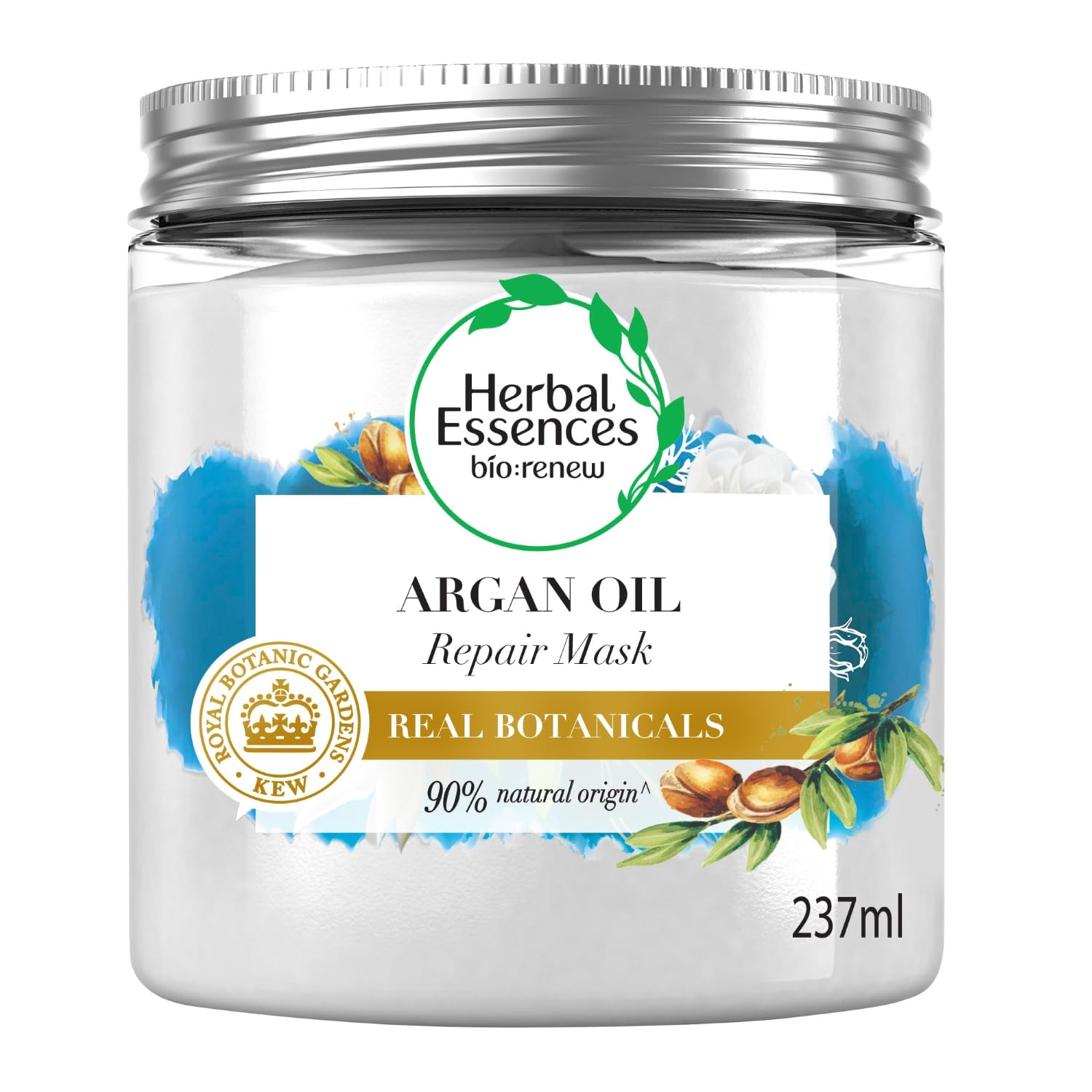 Herbal Essences bio:renew Argan Oil of Morocco SHAMPOO, 400ml, No Parabens No Colourants and Herbal Essences, Argan Oil Hair Mask, 237ml, For Dry, Damaged,Frizzy Hair |Hair Mask for Men & Women - Springkart 