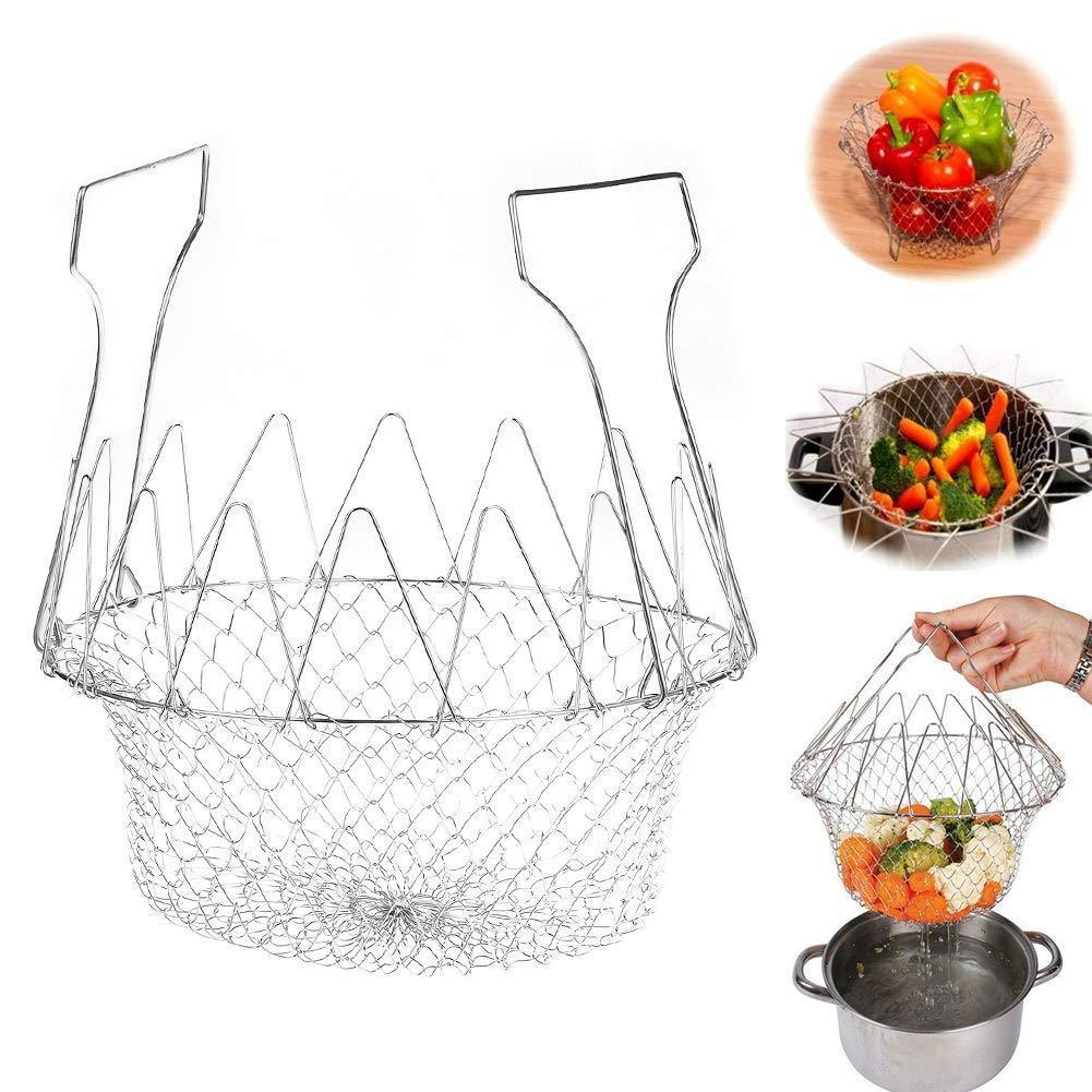 Foldable Strainer Chef Basket - Springkart 