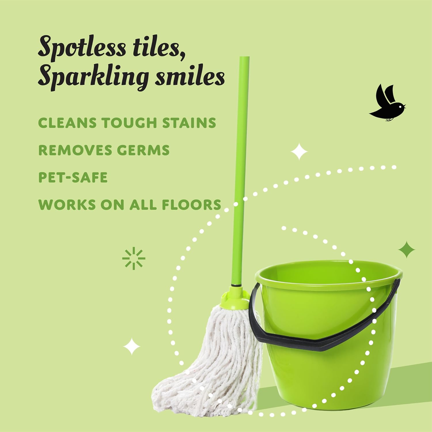 Chirp - Floor Cleaner Liquid (5Lits), Pet Friendly (Dog,Cat) And Baby Safe With Natural, Organic, Herbal, Non-Toxic, Plant-Based Ingredients