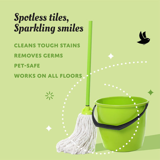 Chirp - Floor Cleaner Liquid (5Lits), Pet Friendly (Dog,Cat) And Baby Safe With Natural, Organic, Herbal, Non-Toxic, Plant-Based Ingredients