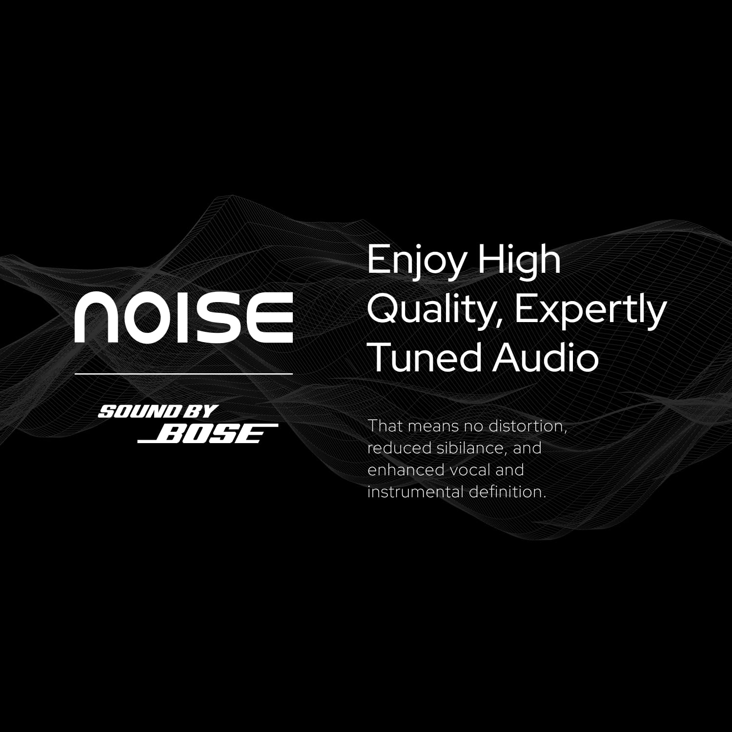 Noise Master Buds, Sound by Bose in-Ear Bluetooth Earbuds, Up to 49dB Adaptive ANC, LHDC 5.0, Immersive Spatial Audio, 44H Playtime with 6 mic ENC, Dual Pairing, IPX5 Ear Buds TWS (Onyx)