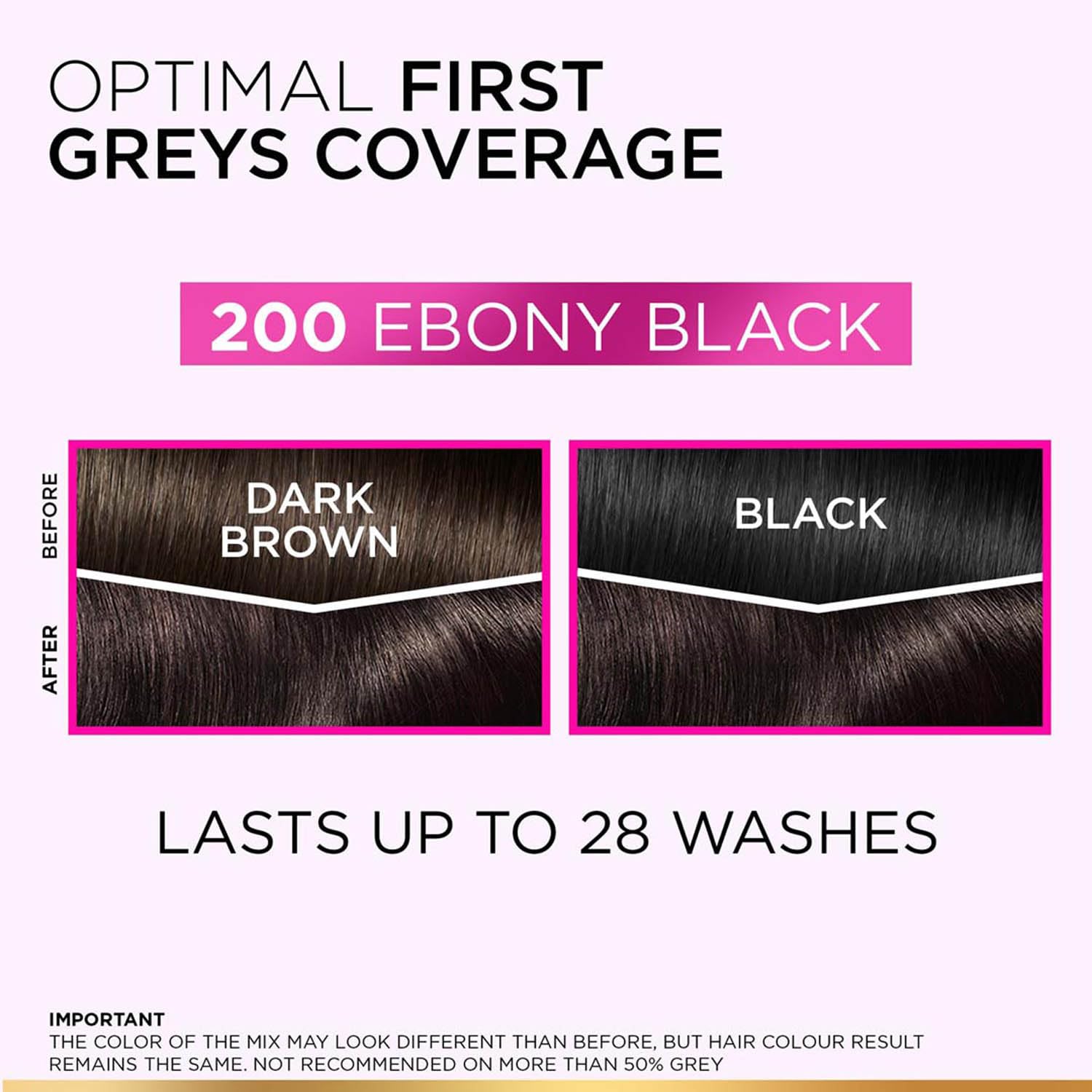 L'Oréal Paris Casting Crème Gloss Hair Color With Glycolic Gloss Complex | 5X Glossier Hair Color | Shade 200 - Ebony Black | 60g + 40ml + 60g